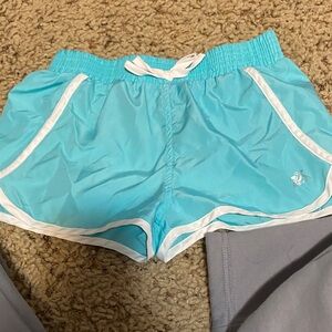 Women's Aqua Blue Swimsuit Cover Shorts